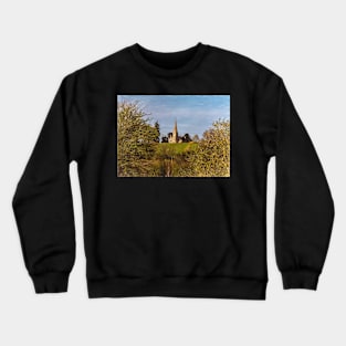 The Church at Midgeham in Berkshire Crewneck Sweatshirt